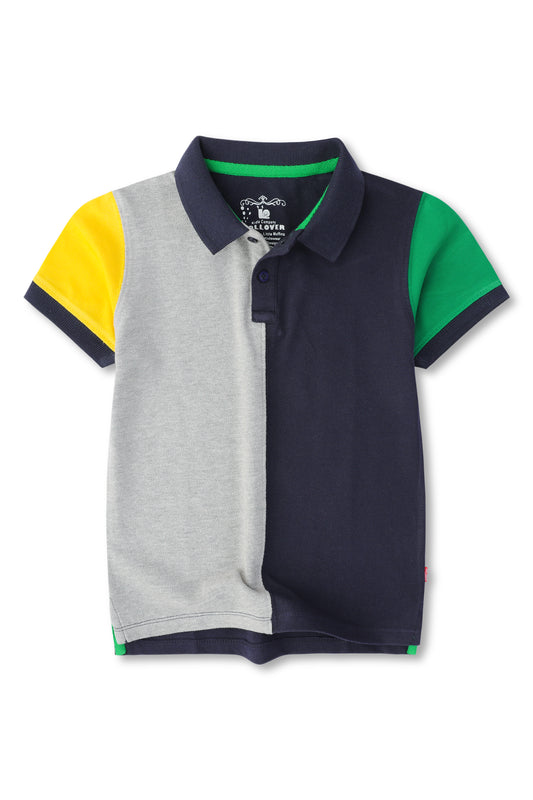 Boys Dual Tone Classic Polo