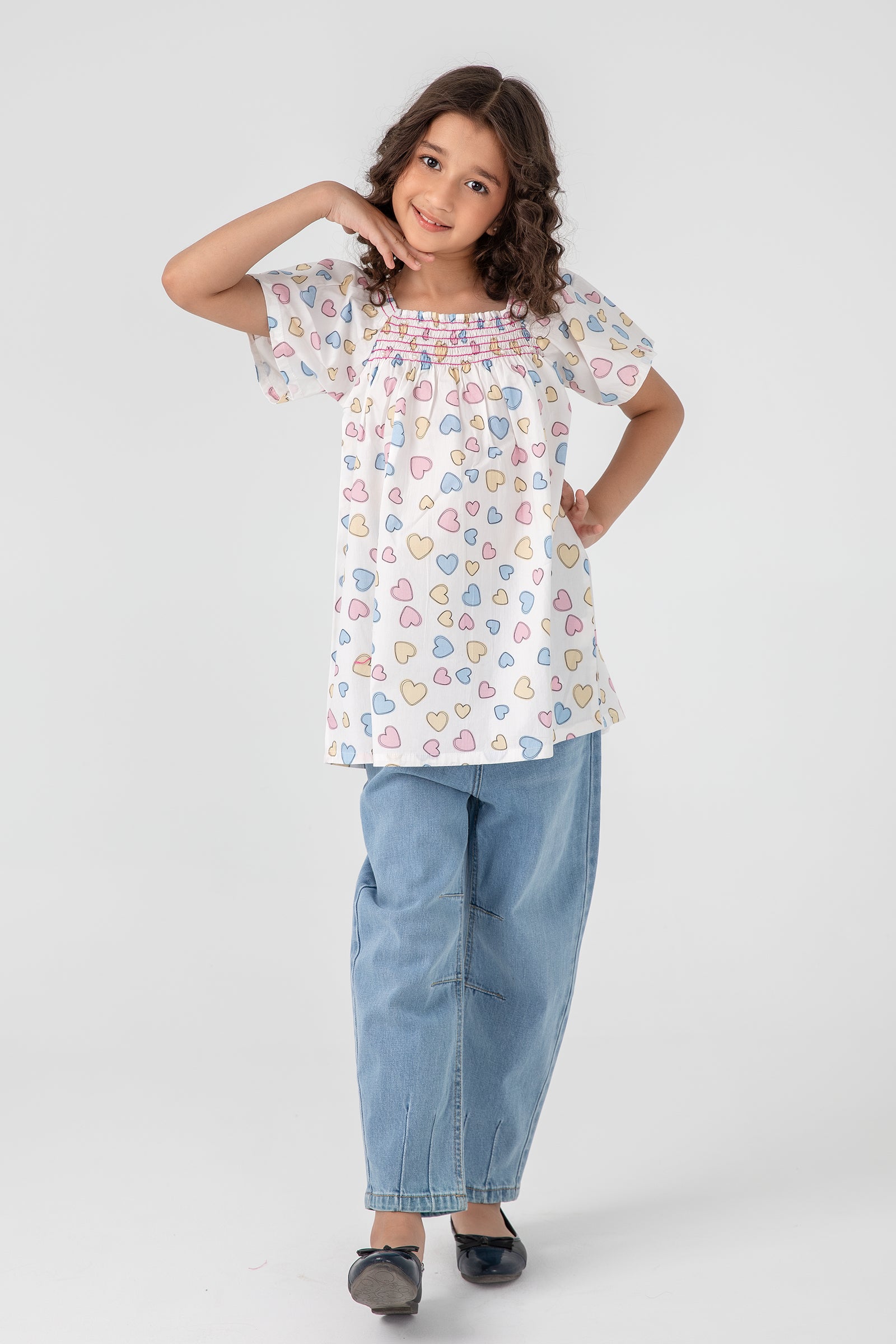 Cloudy Love Smocked Top