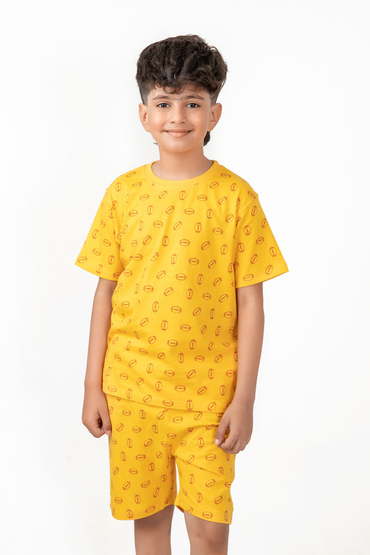 Mustard Jersey Co-rd Set