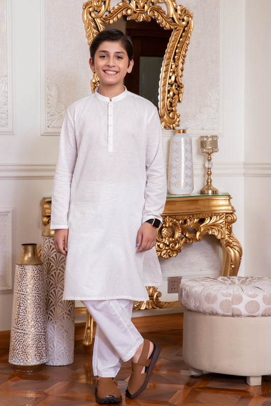 Boys White Kurta