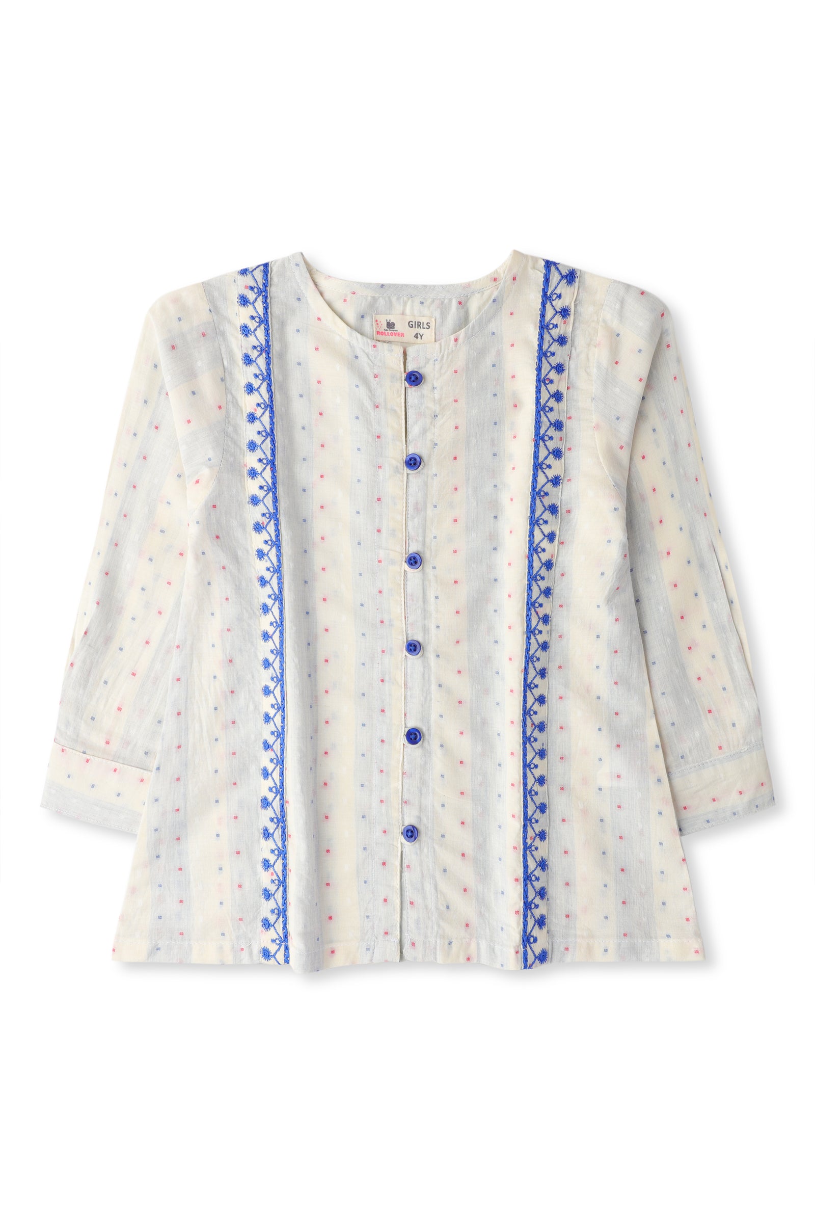 Off-White Bloom Embroidered Top