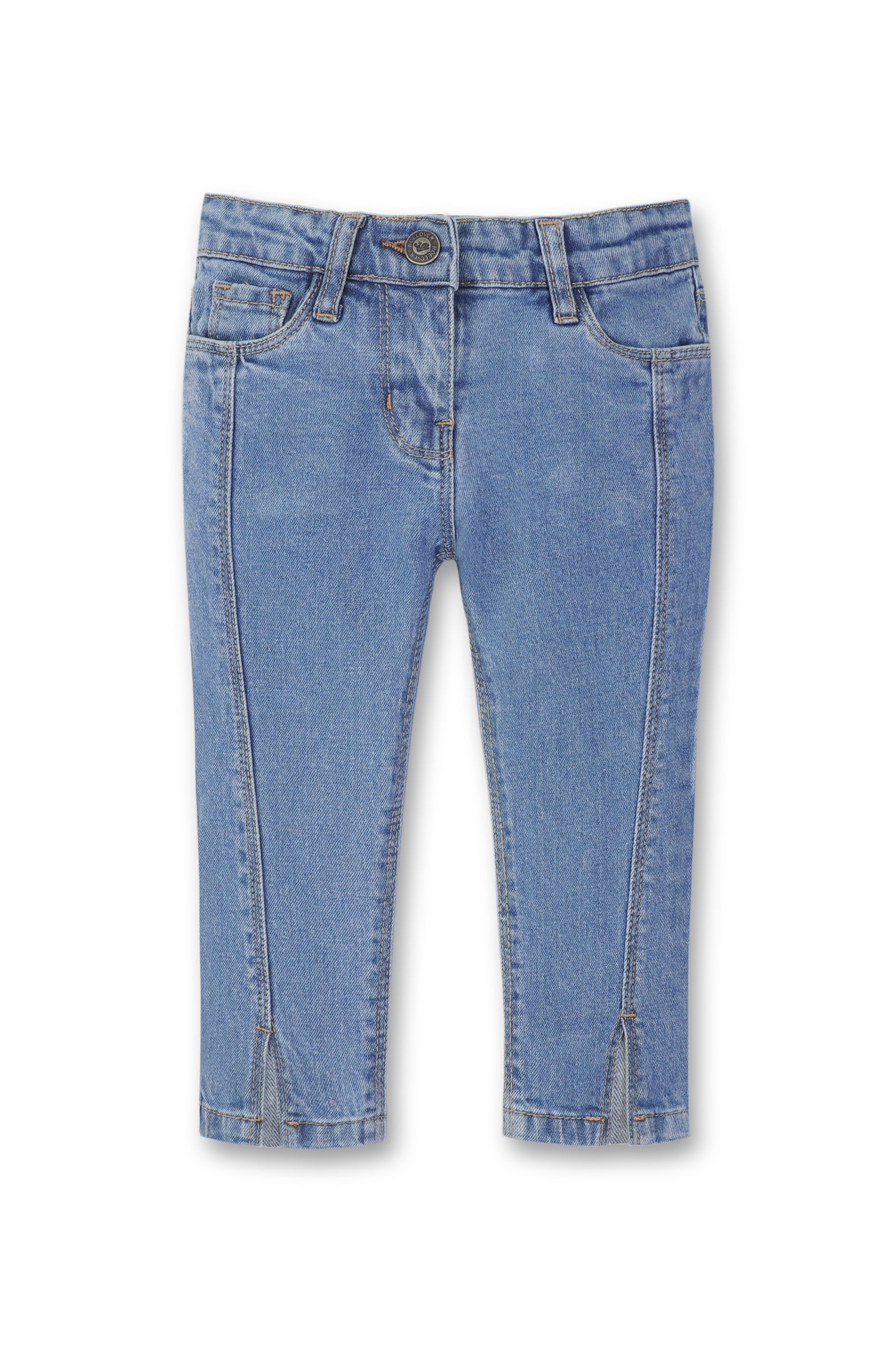 Girls Denim Slitted Jeans