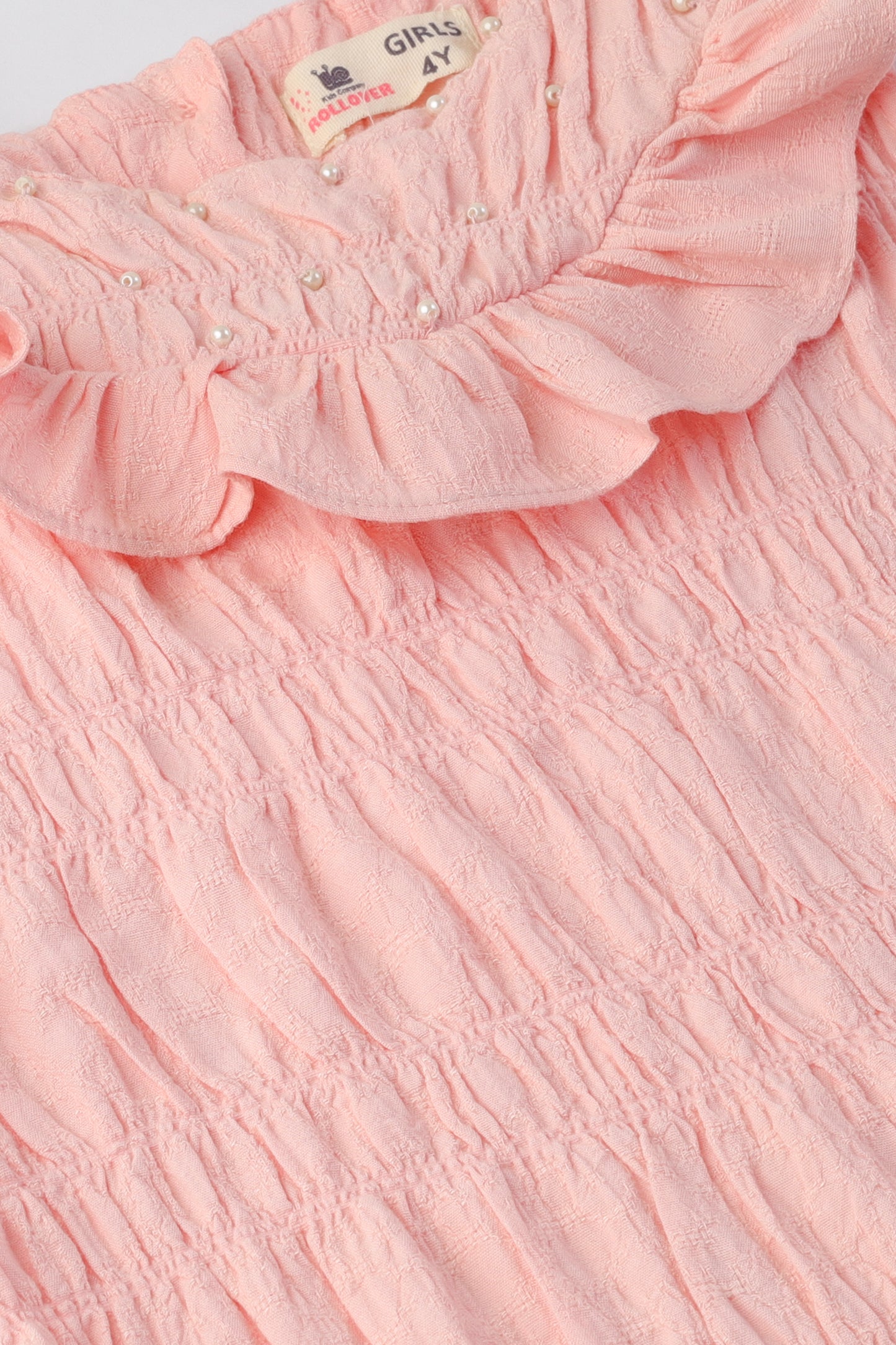 Pastel Pink Frill Top