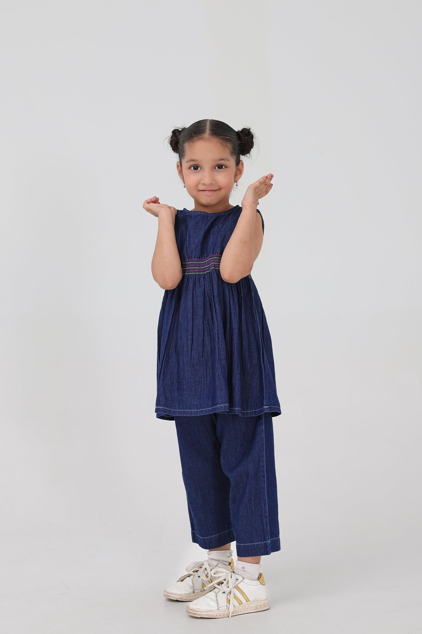 Girls Denim Whirl Co-ord Set