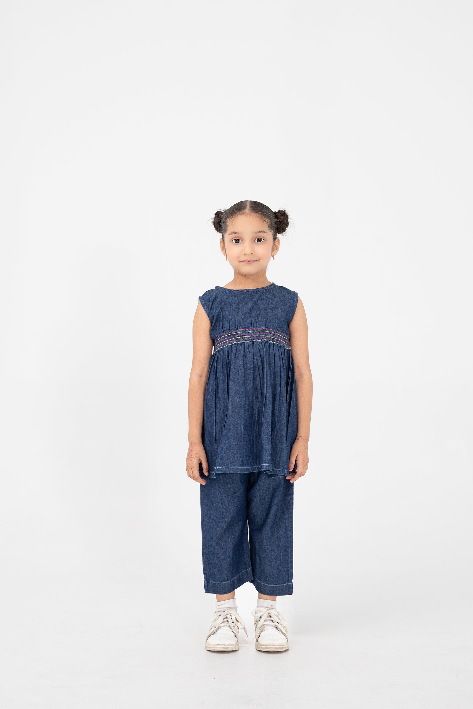 Girls Denim Whirl Co-ord Set