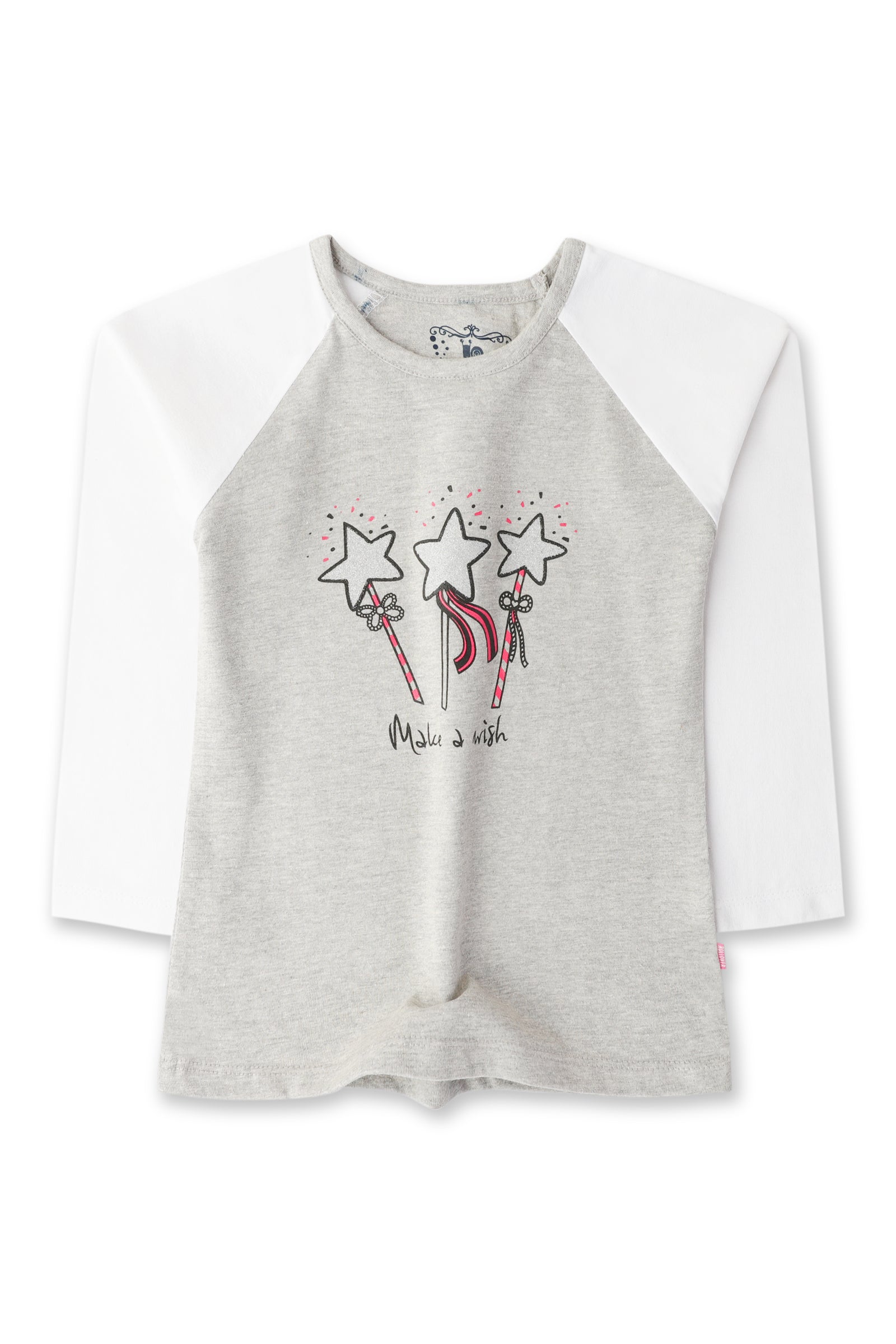 Grey Glitter Knit Top