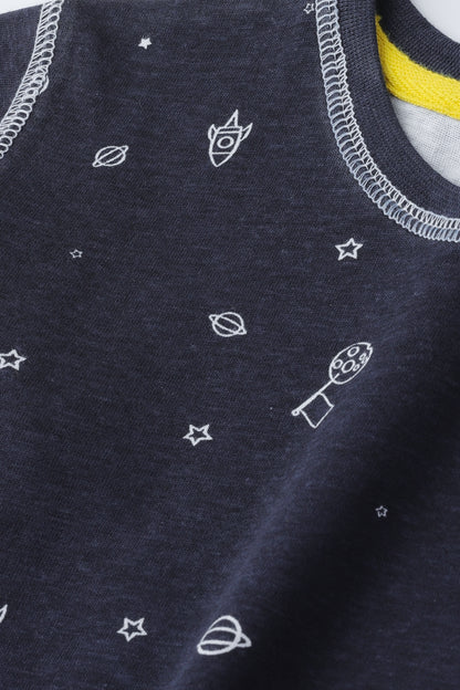 Navy Space Explorer Tee