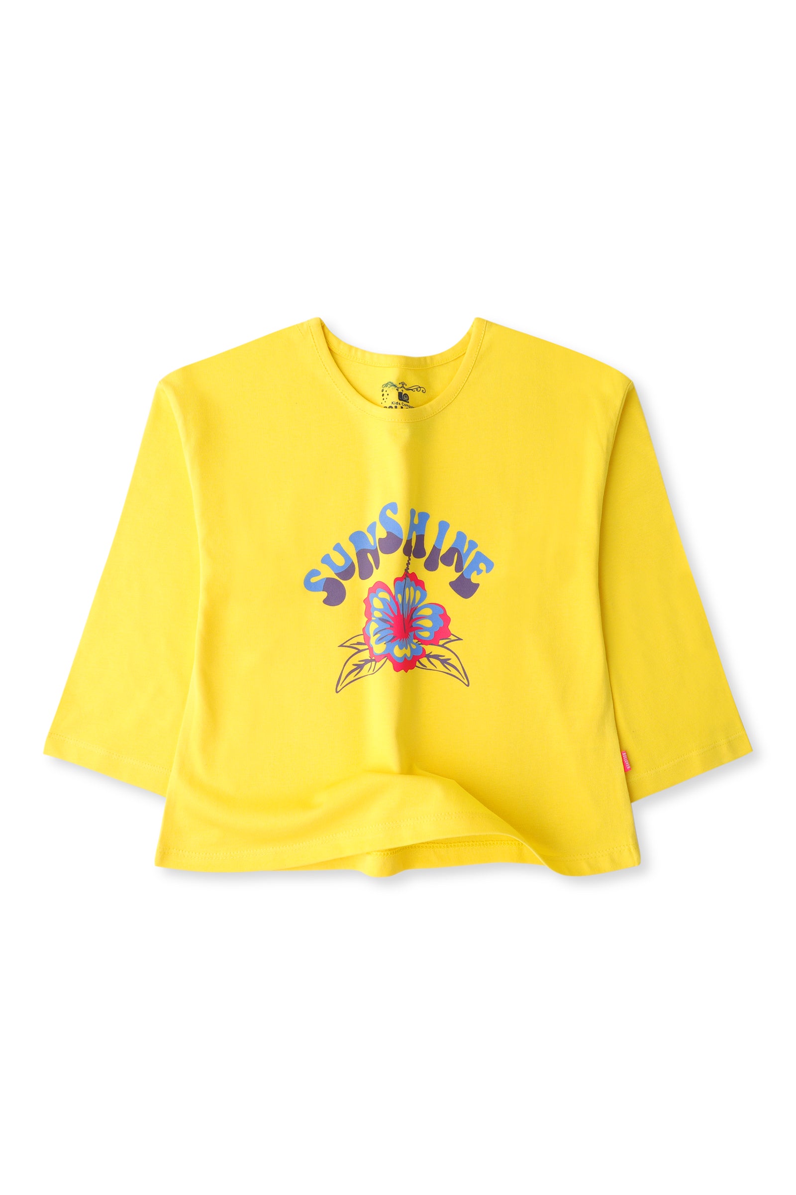 Yellow Sunshine Floral Tee