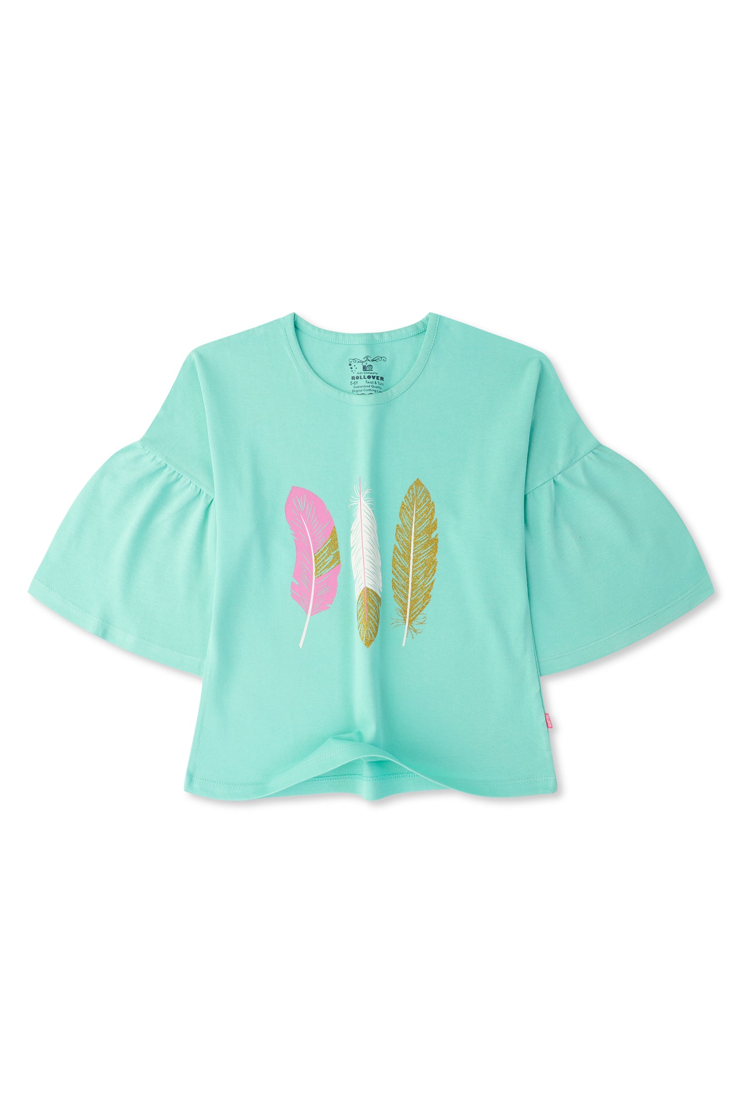 Mint Feathers Dreamy Top