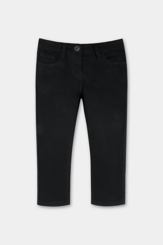 Classic Girls' Black Twill Pants