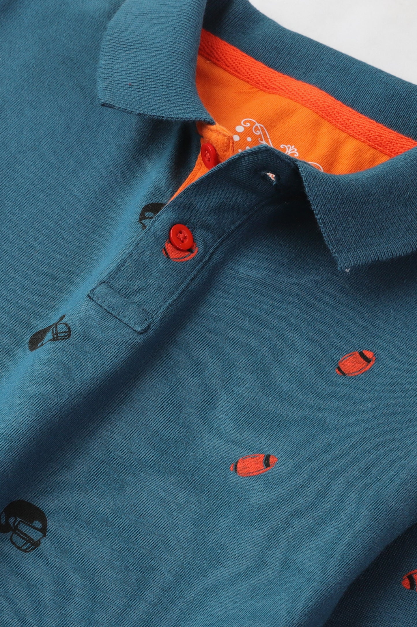 Teal Sports Icon Polo Shirt