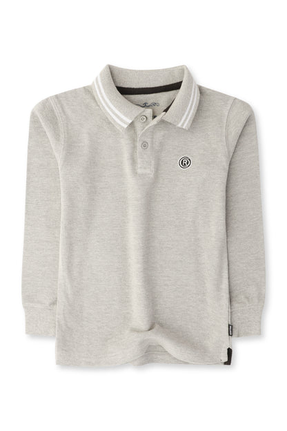 Boys Grey Classic Polo