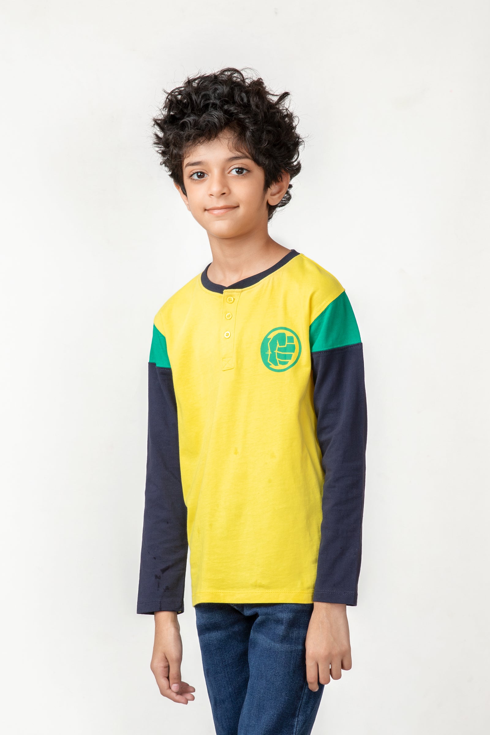 Yellow Power Punch Hanley T-shirt