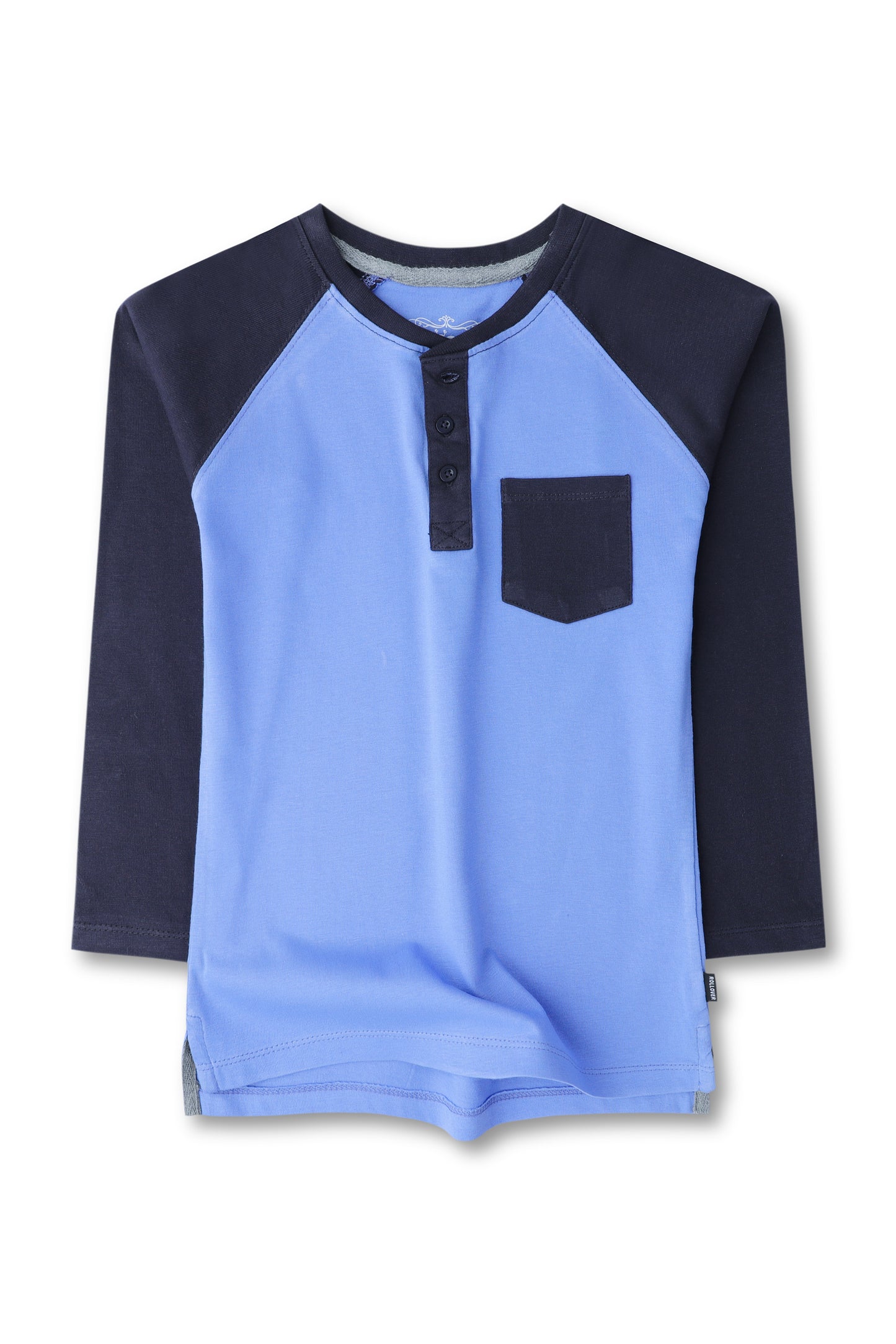 Indigo & Navy Raglan T-Shirt