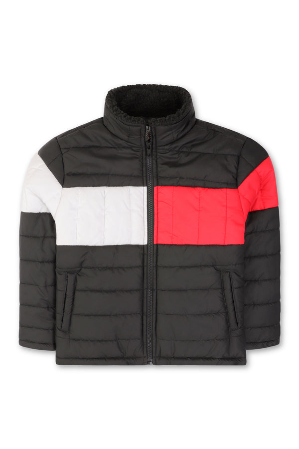 Boys' Black Puffer Jacket