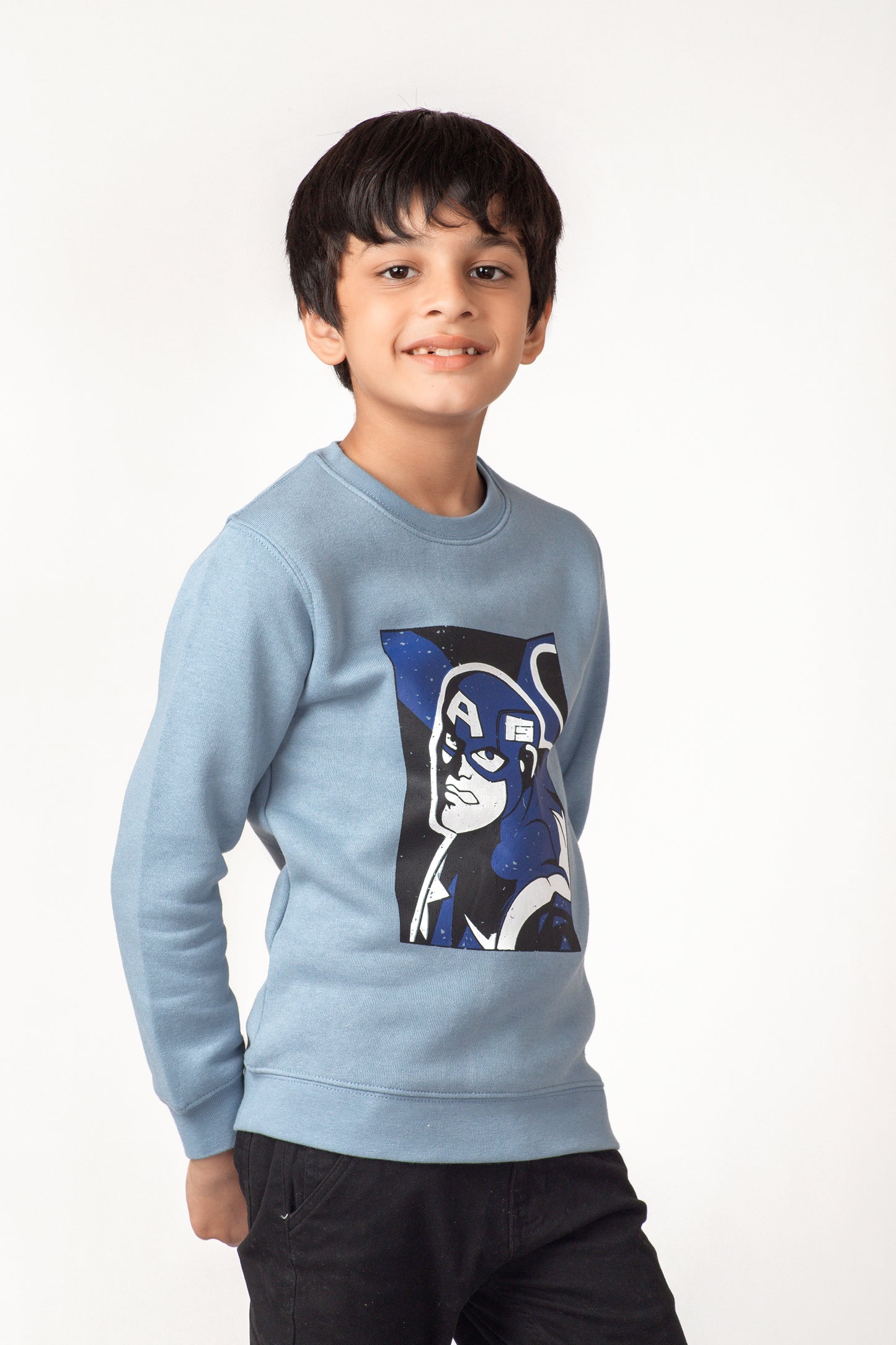 Boys Sky Graphics Fleece Sweatshirt