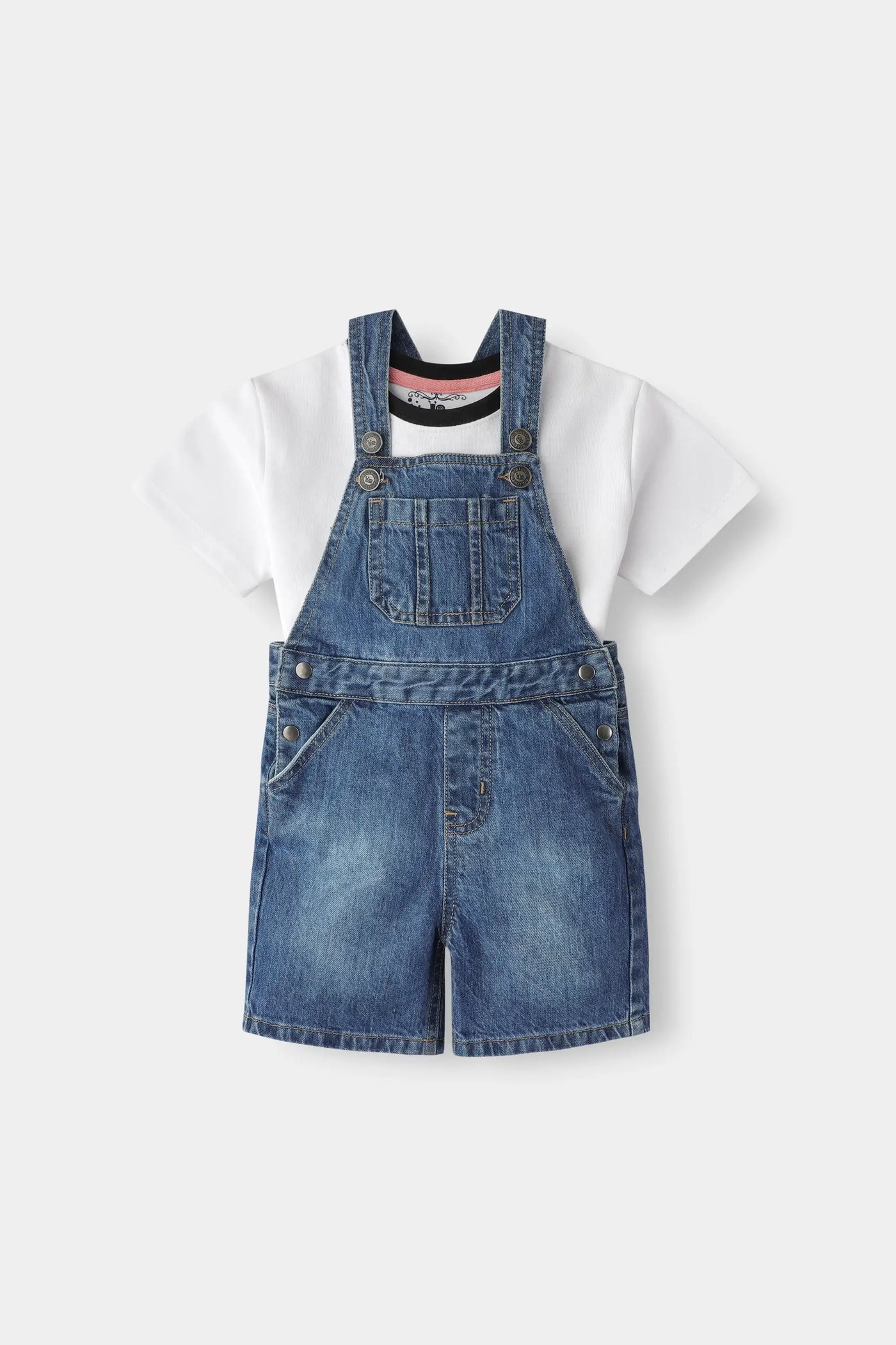 Boys Denim Cool Dungaree Set