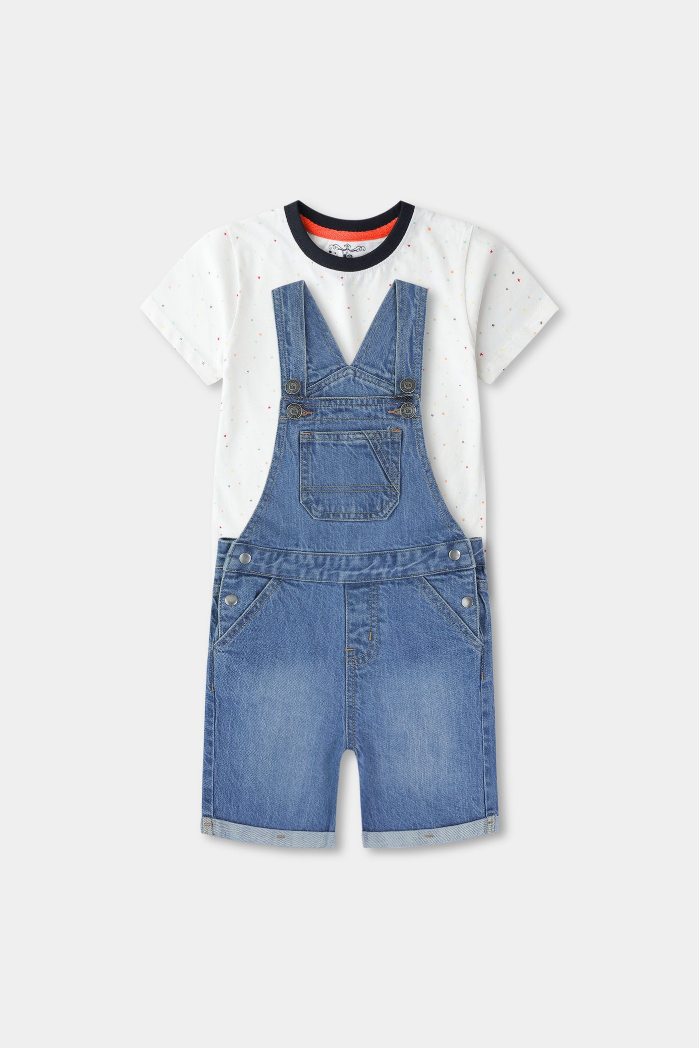 Boys' Denim Dungaree Set