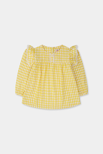 Sunshine Charm Frill Top