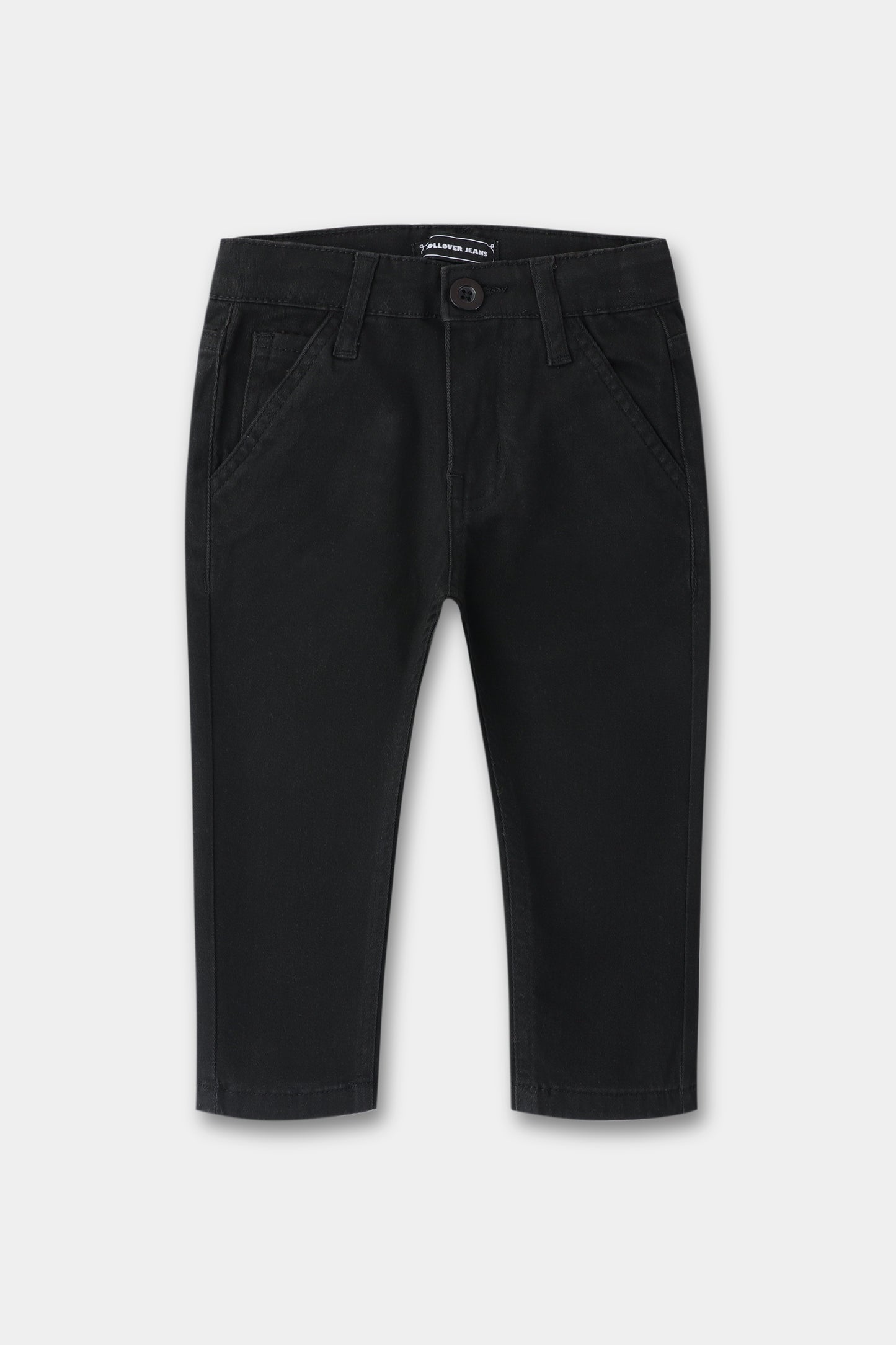 Boys Black Chino Pants