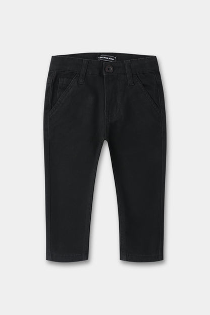 Boys Black Chino Pants