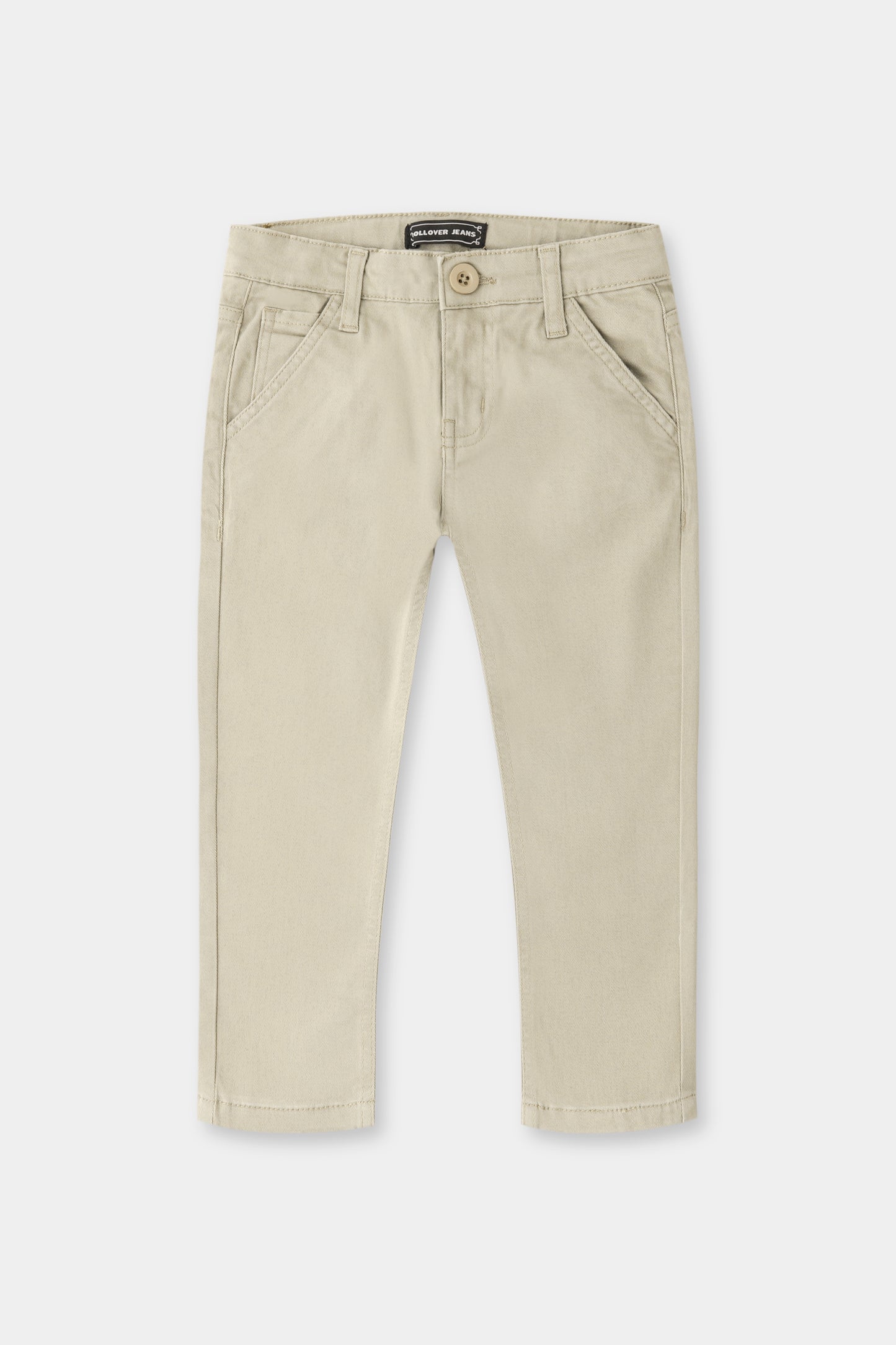 Stone Twill Chino Pants For Boys