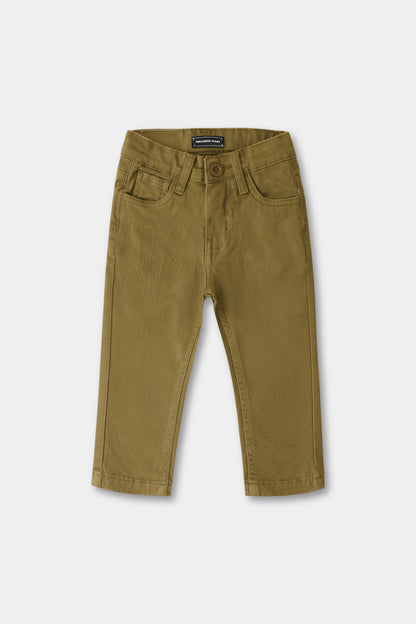 Tobacco Twill Chino Pants