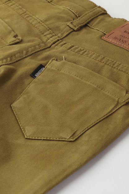 Tobacco Twill Chino Pants