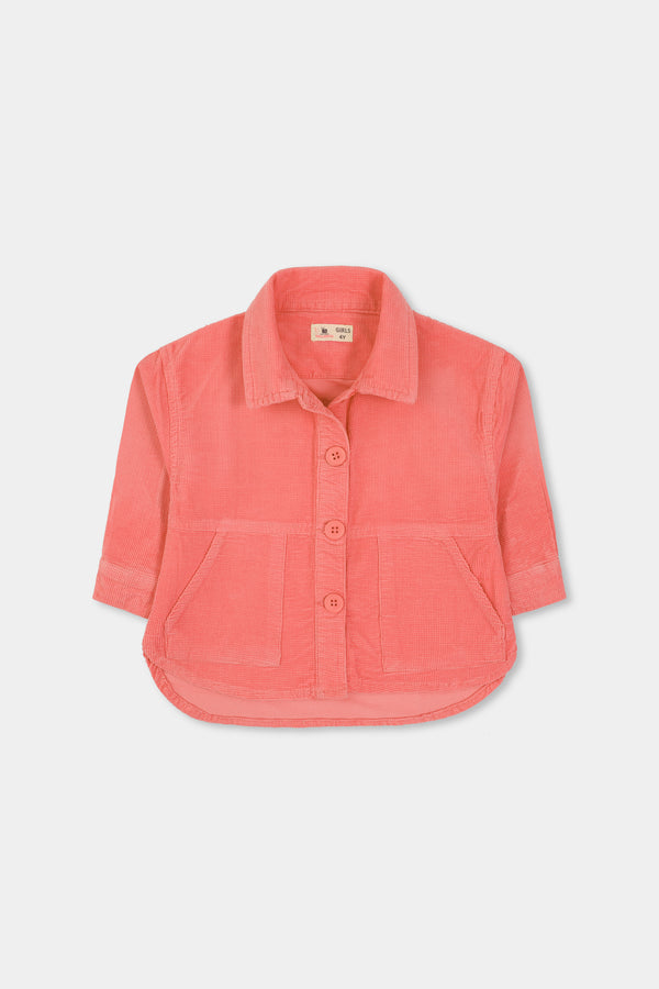 Girls Peachy Charm Corduroy Jacket