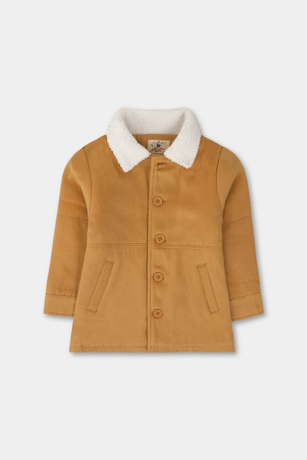 Boys' Camel Felt Jacket