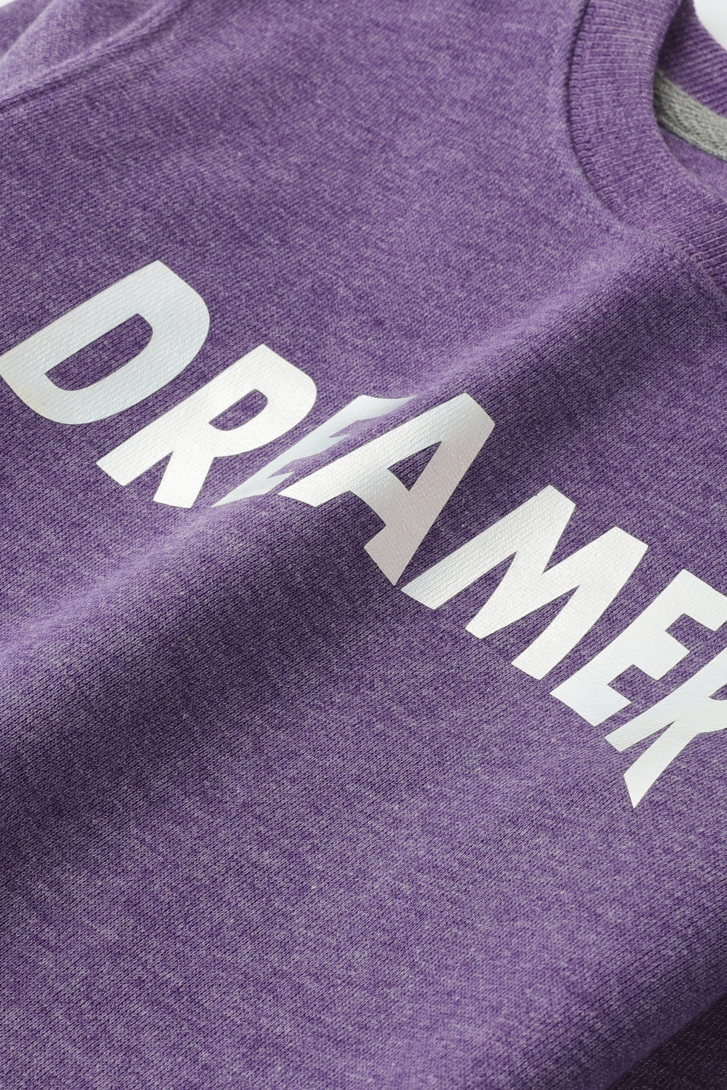 Girls Purple Dreamer Fleece Sweatshirt