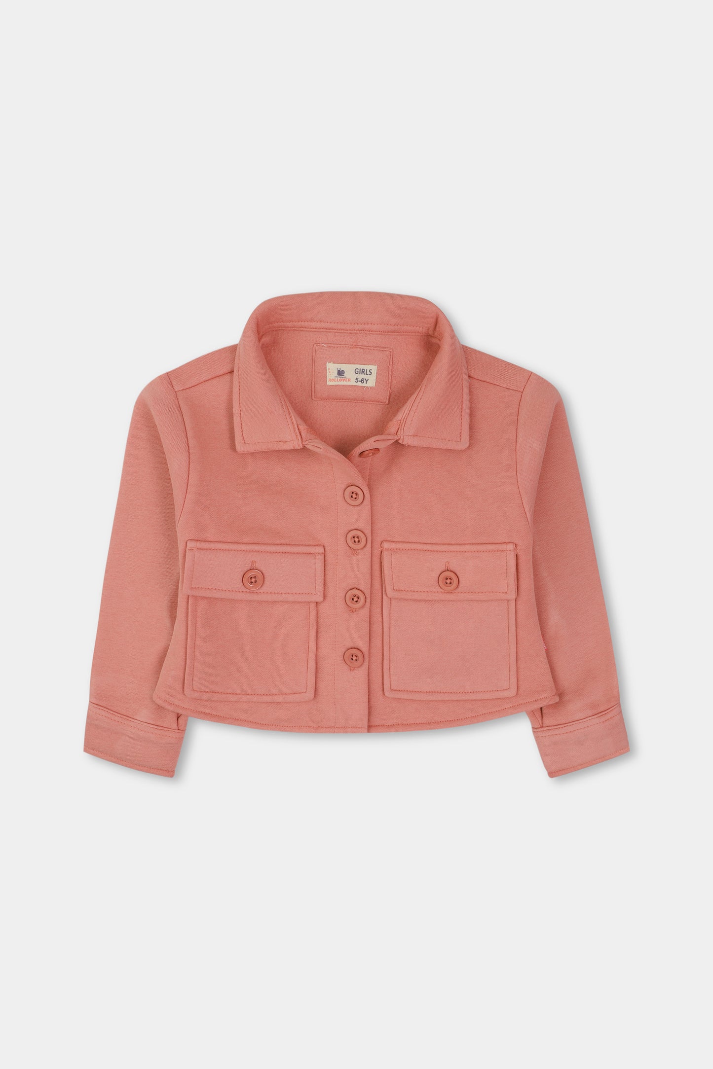 Girls Cozy Pink Fleece Jacket