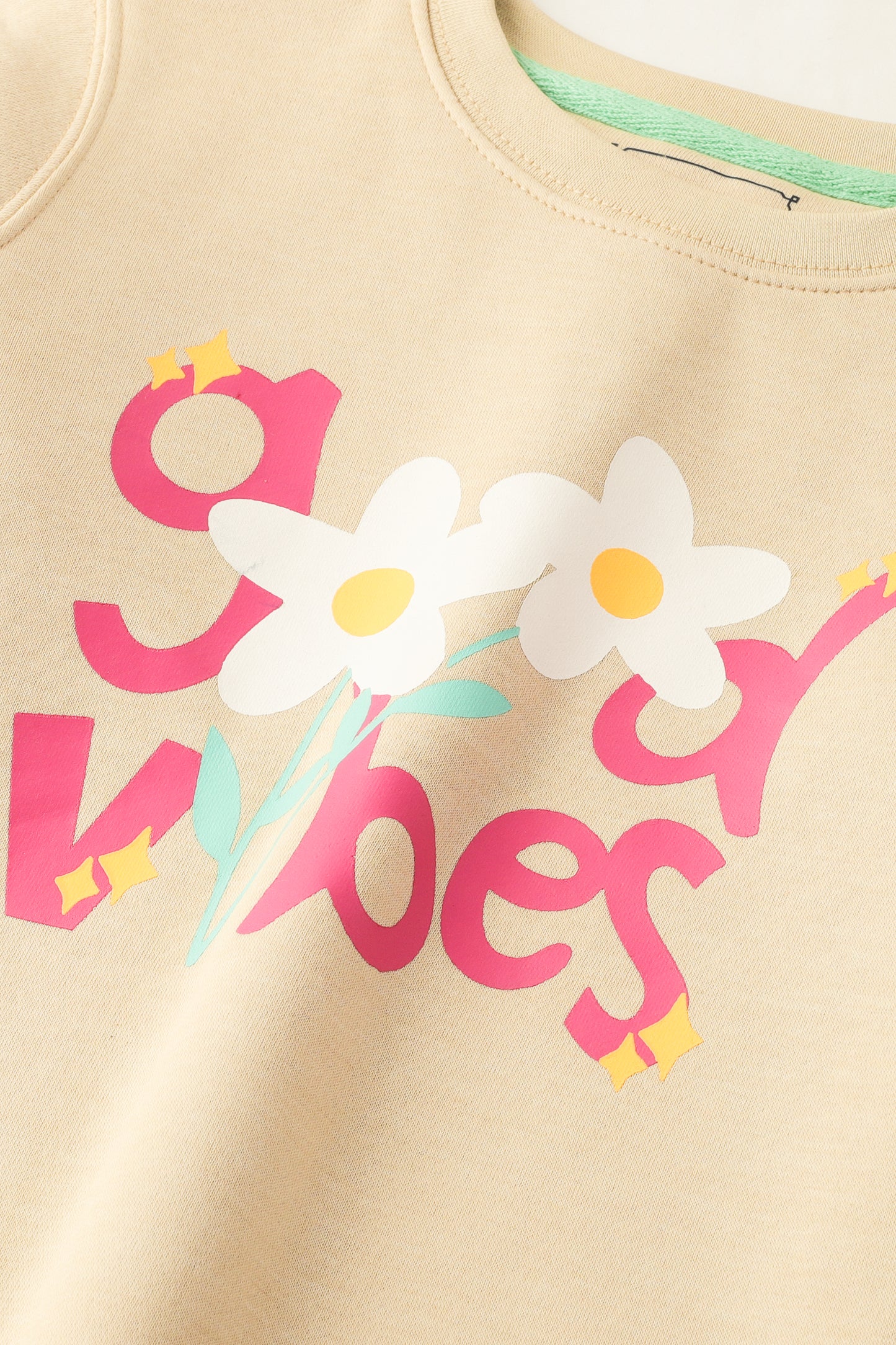 Girls' Good Vibes Fleece Sweatshirt