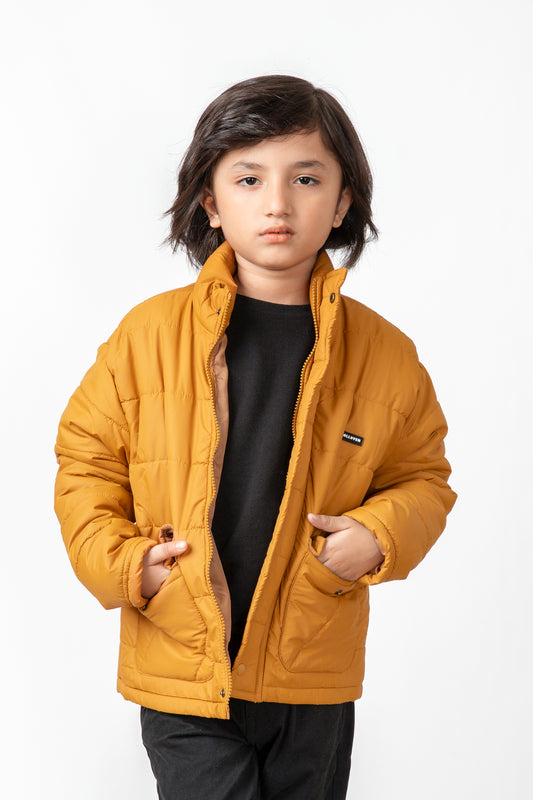 Boys Mustard Puffer Jacket