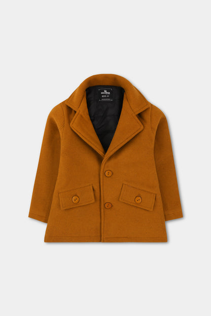 Boys Classic Camel Felt Coat