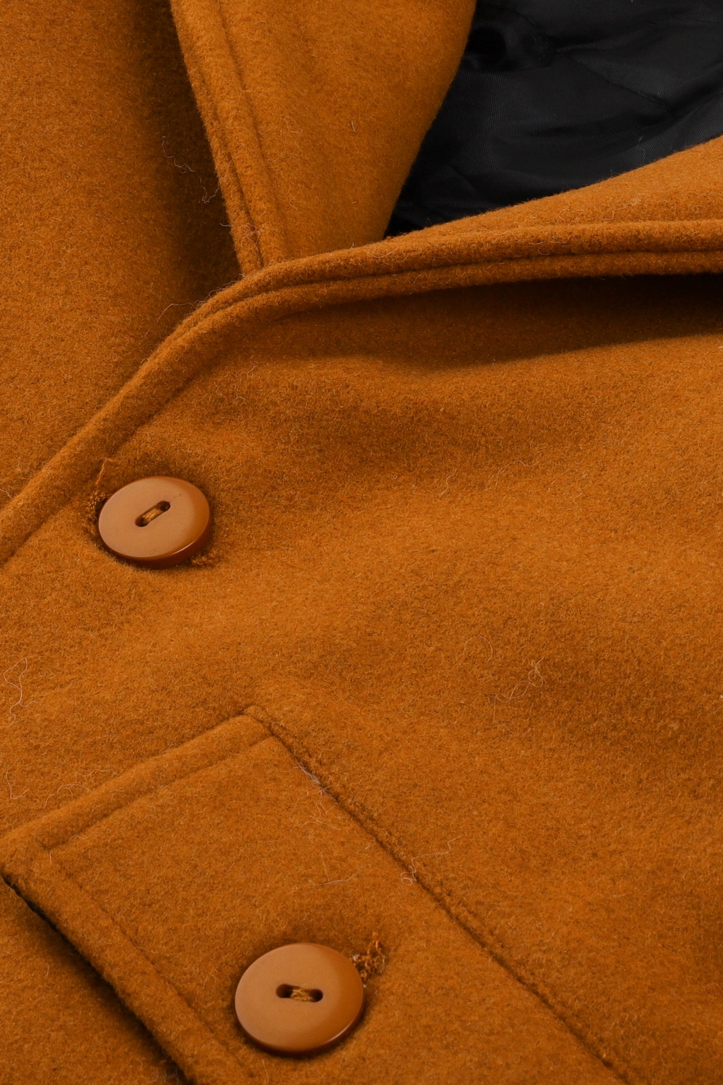 Boys Classic Camel Felt Coat