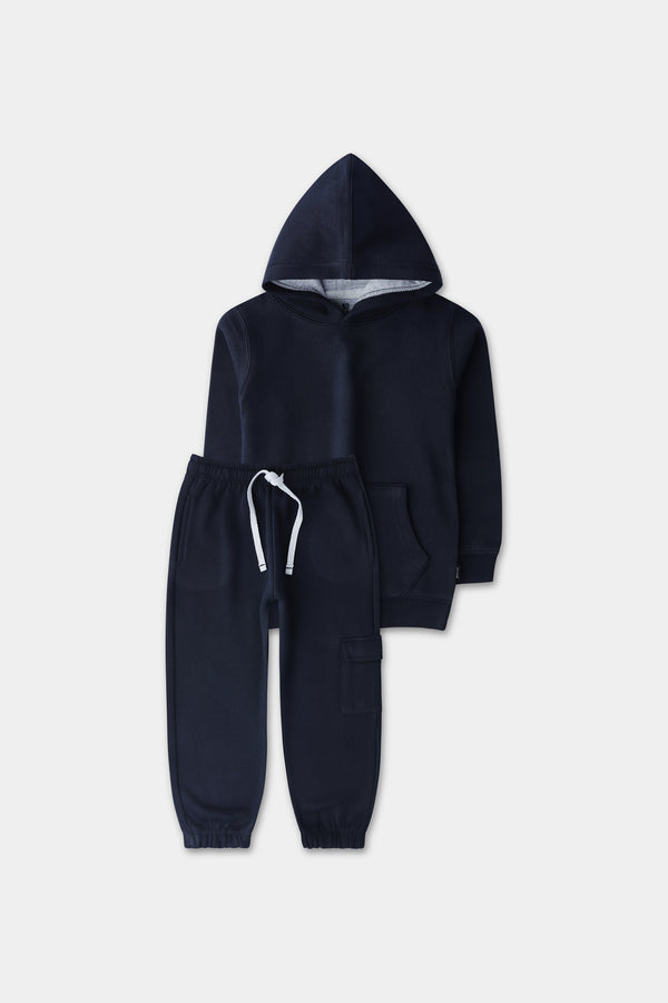 Boys' Navy Blue Fleece Co-ord Set