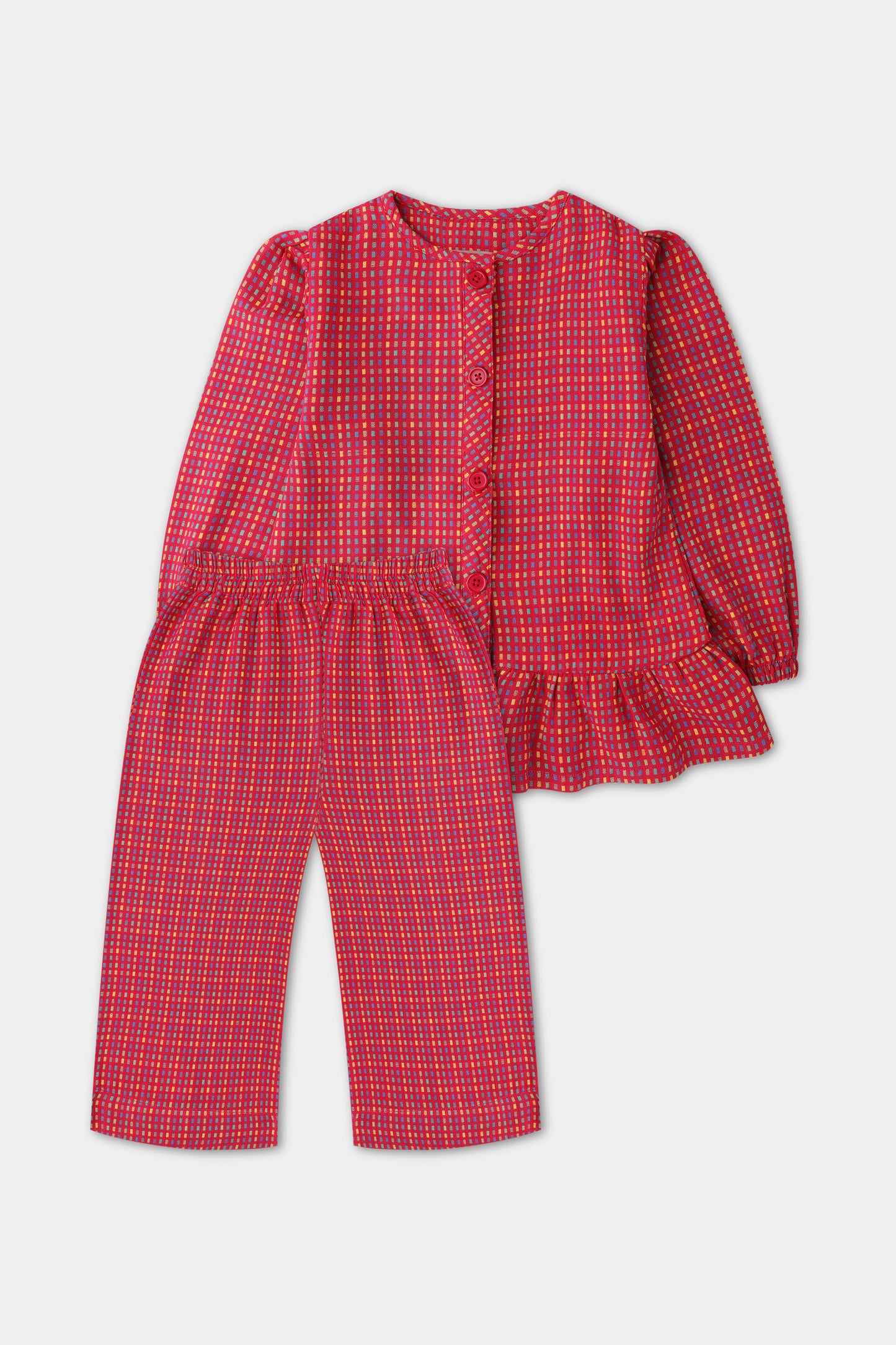 Girls' Red Frill Co-ord Set