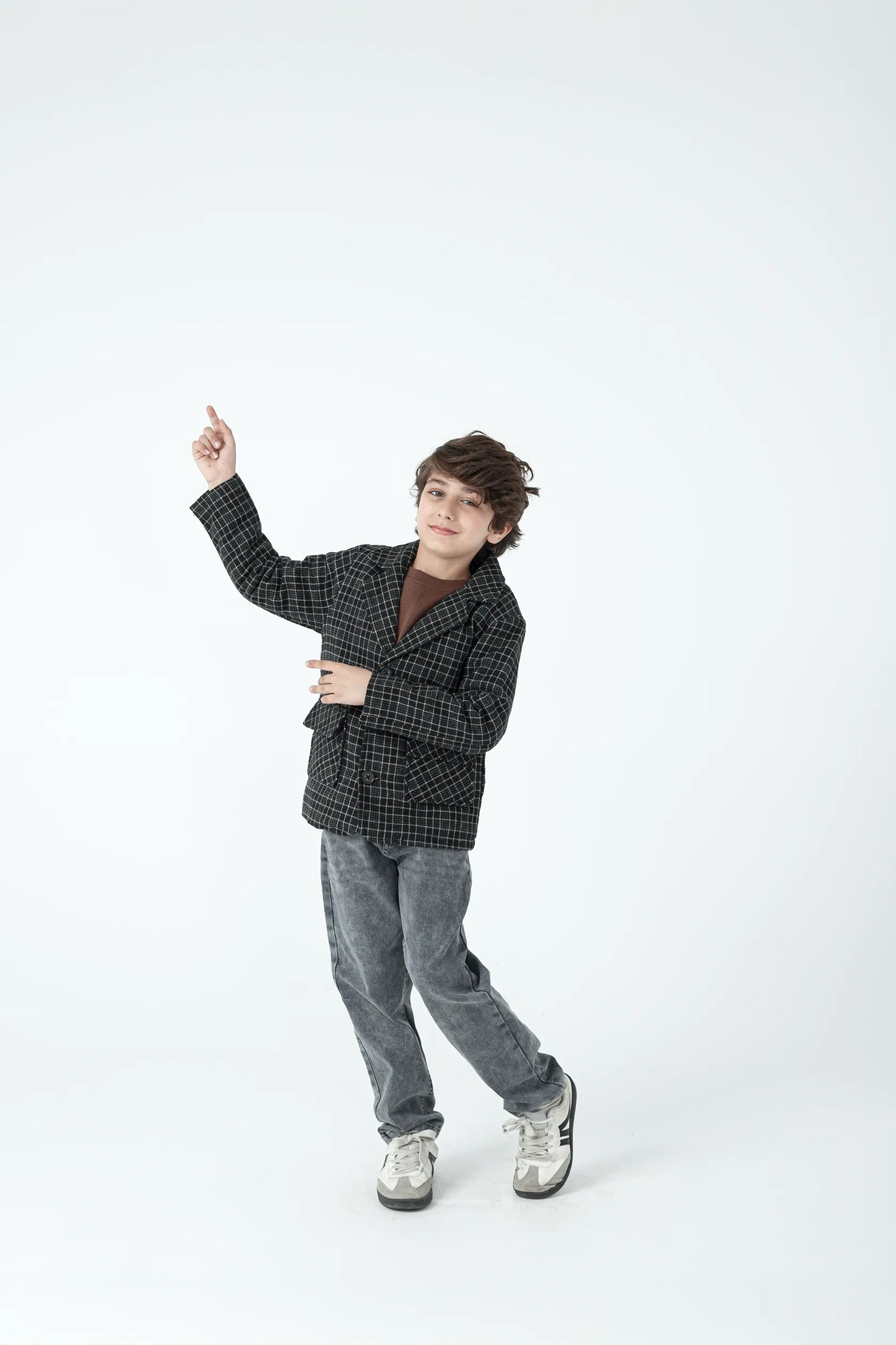 Classic Check Boys' Felt Jacket