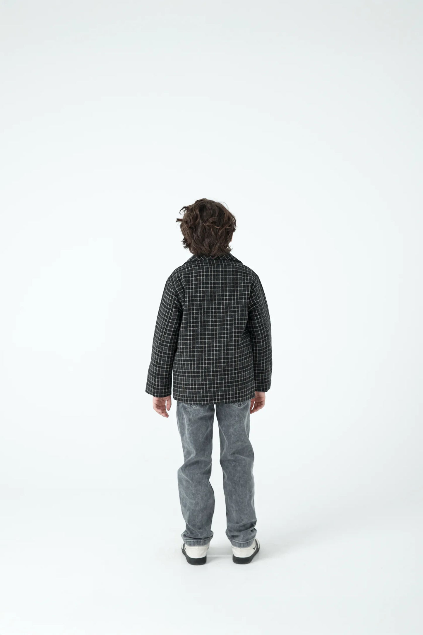 Classic Check Boys' Felt Jacket