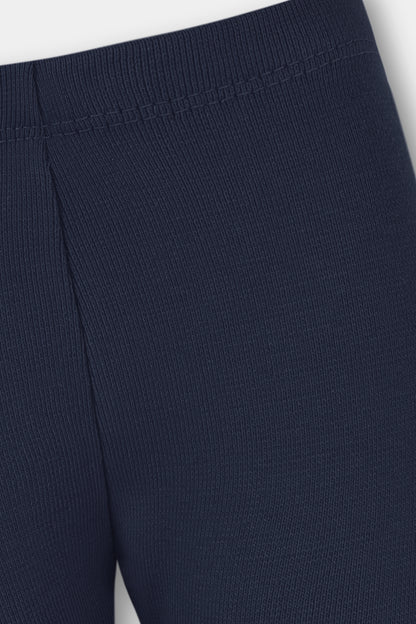 Girls Solid Navy Blue Tights