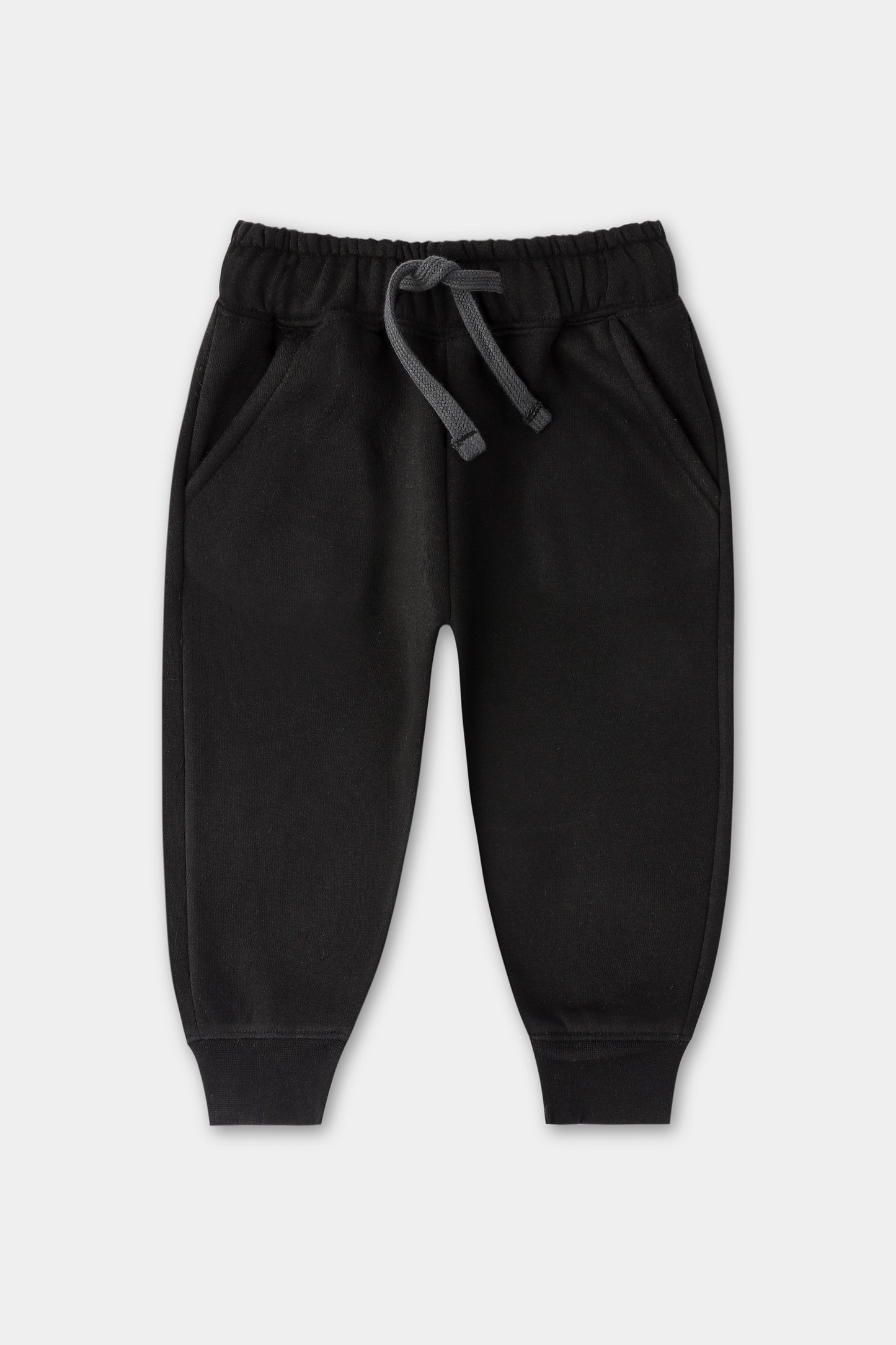 Classic Boys Black Fleece Trousers