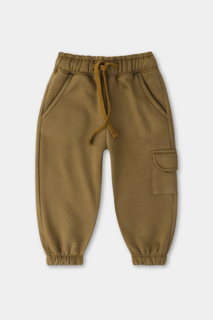 Boys Adventure Khaki Fleece Trousers