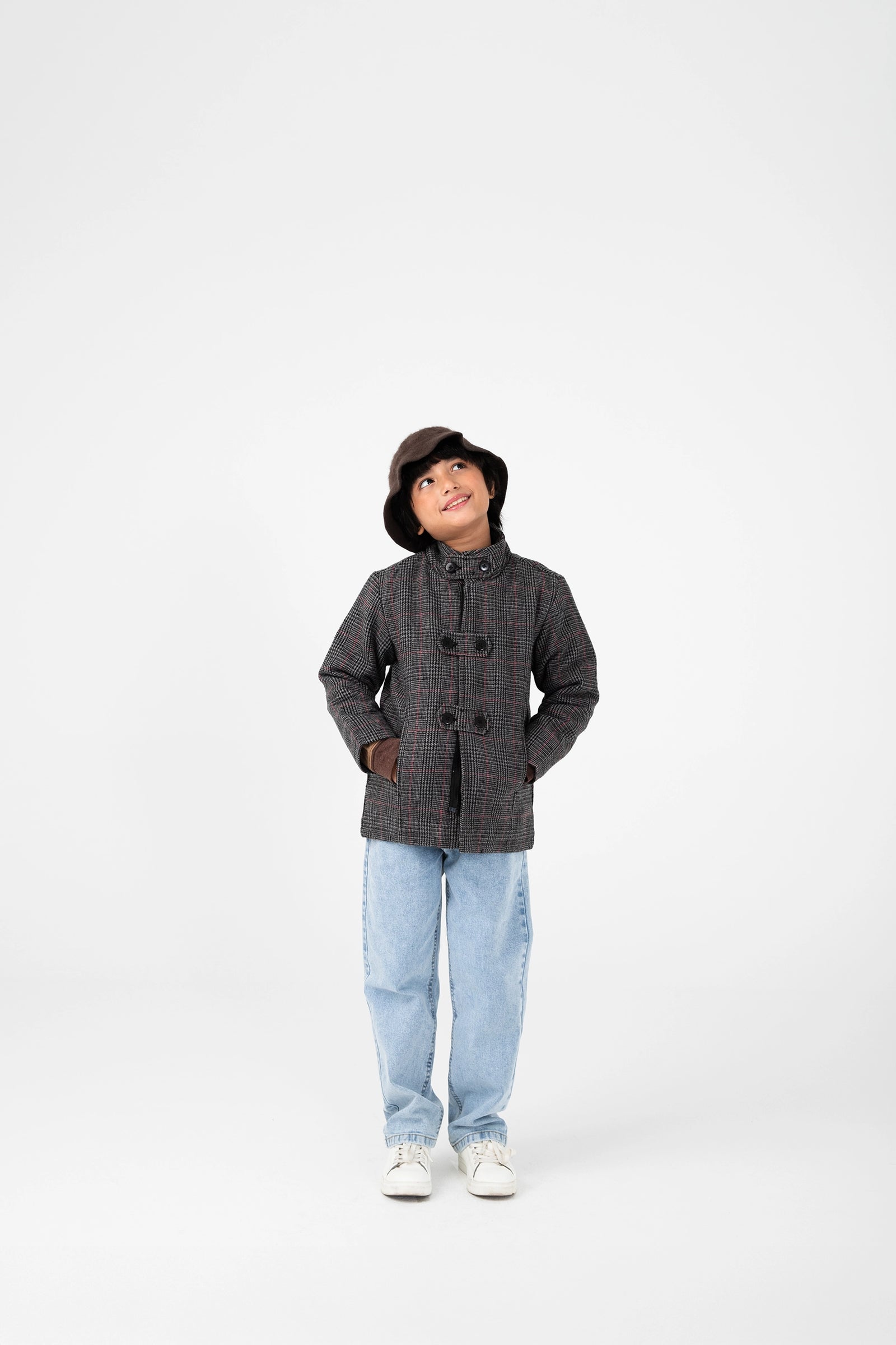 Boys Classic Dapper Felt Coat