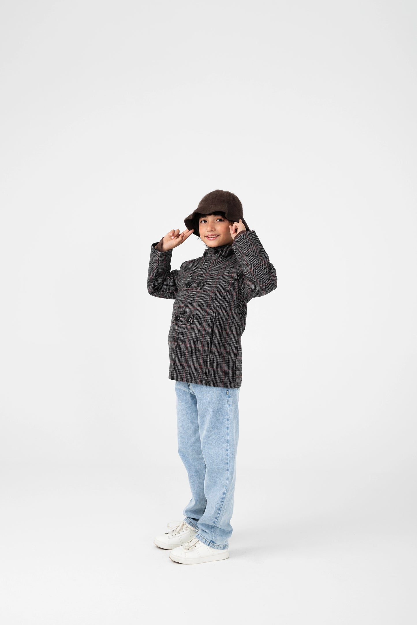 Boys Classic Dapper Felt Coat