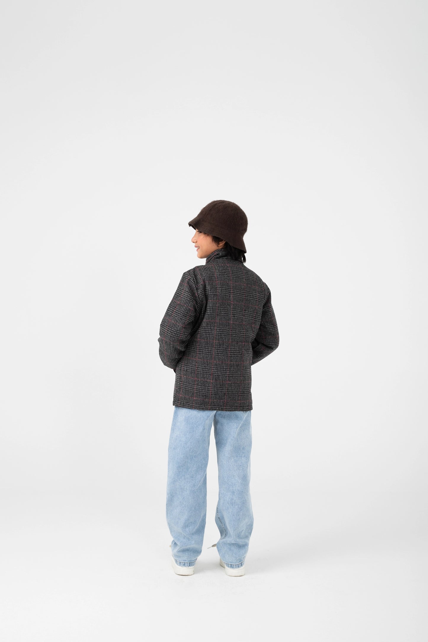 Boys Classic Dapper Felt Coat