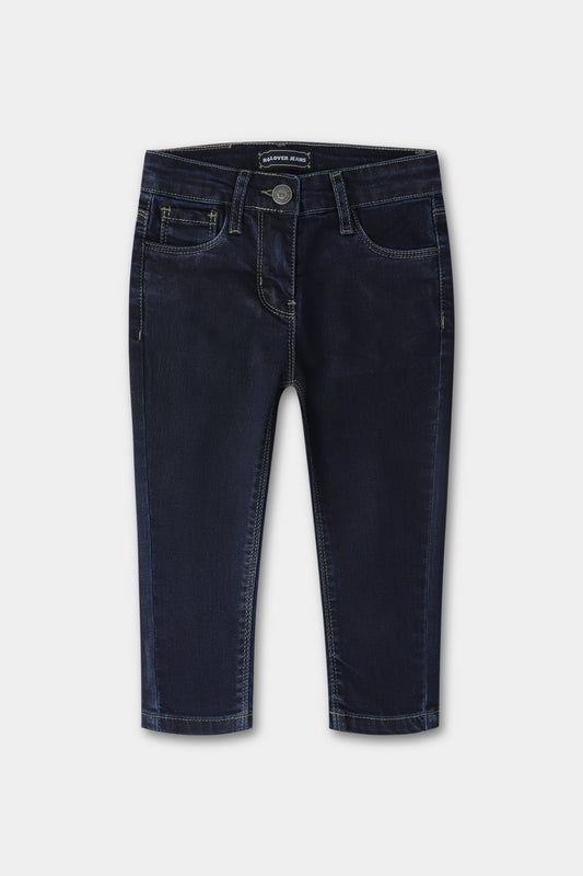 Girls Indigo Slim-Fit Jeans