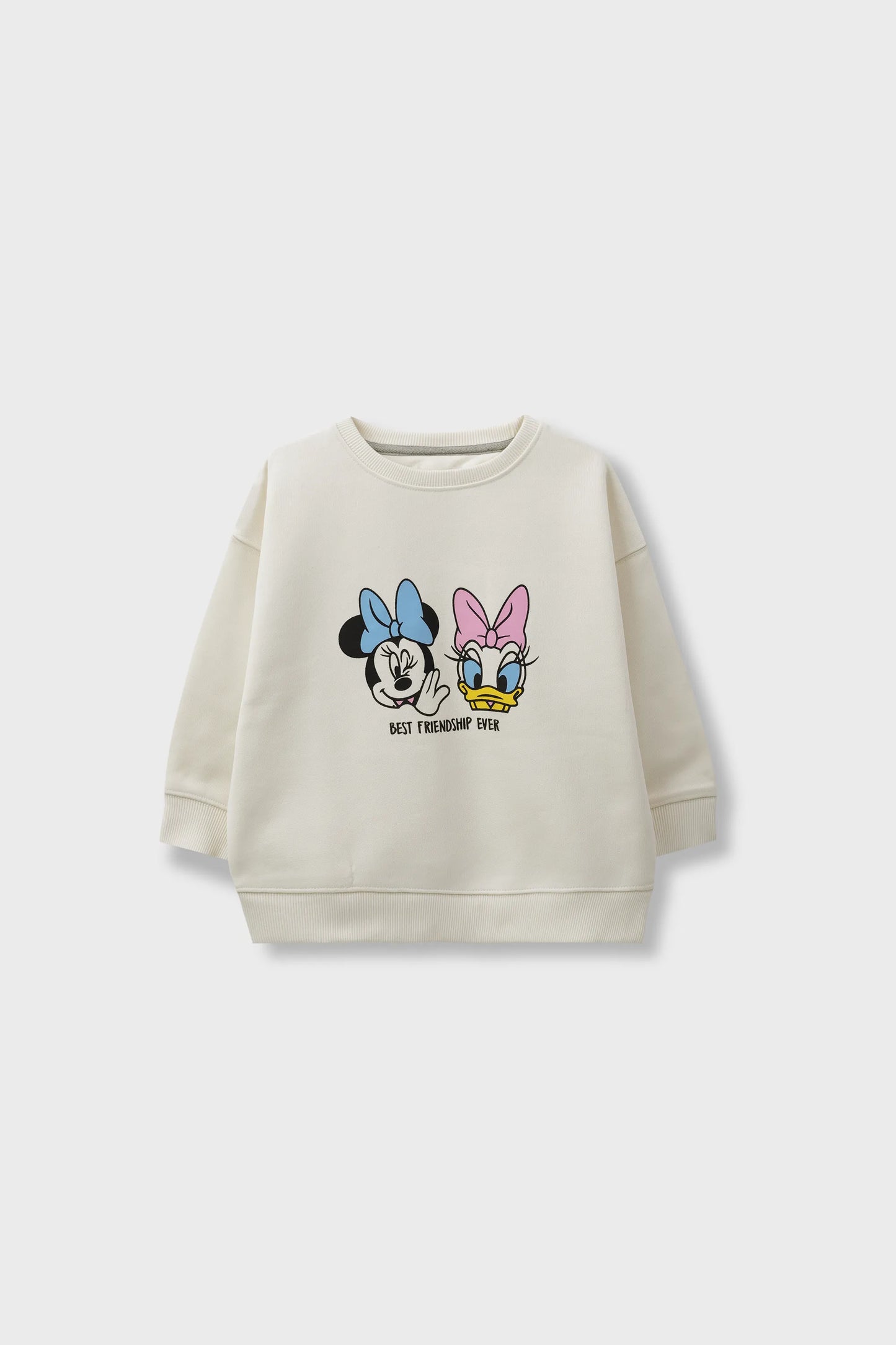 Girls Mickey-Minnie Boxy Sweatshirt
