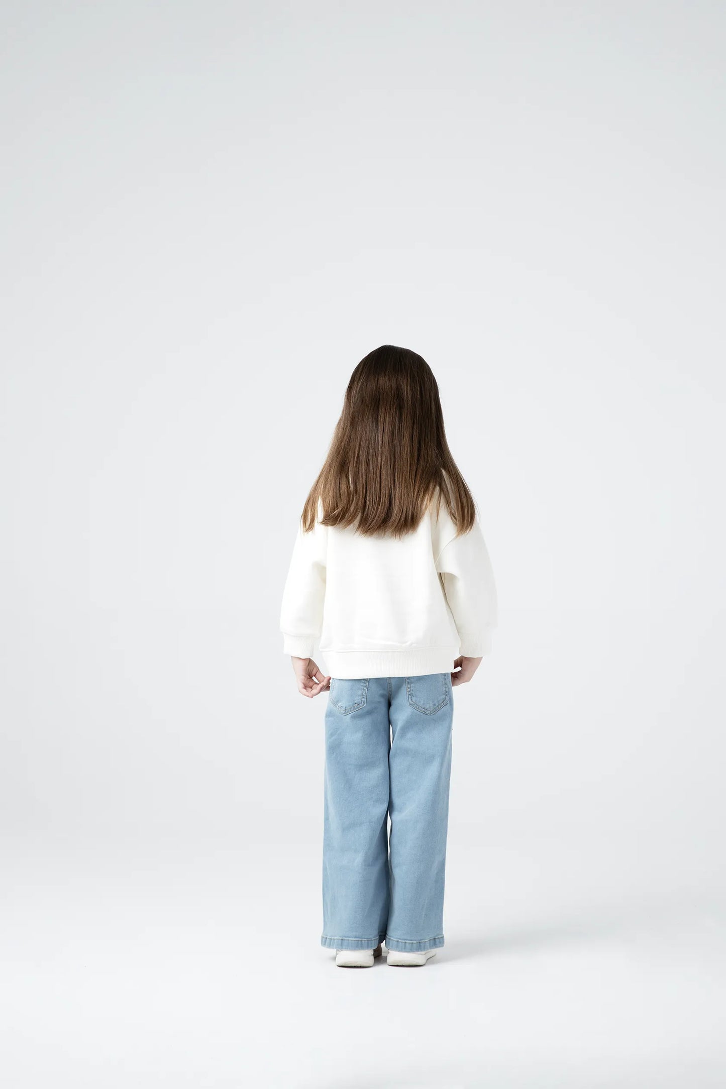 Girls Mickey-Minnie Fleece Boxy Sweatshirt