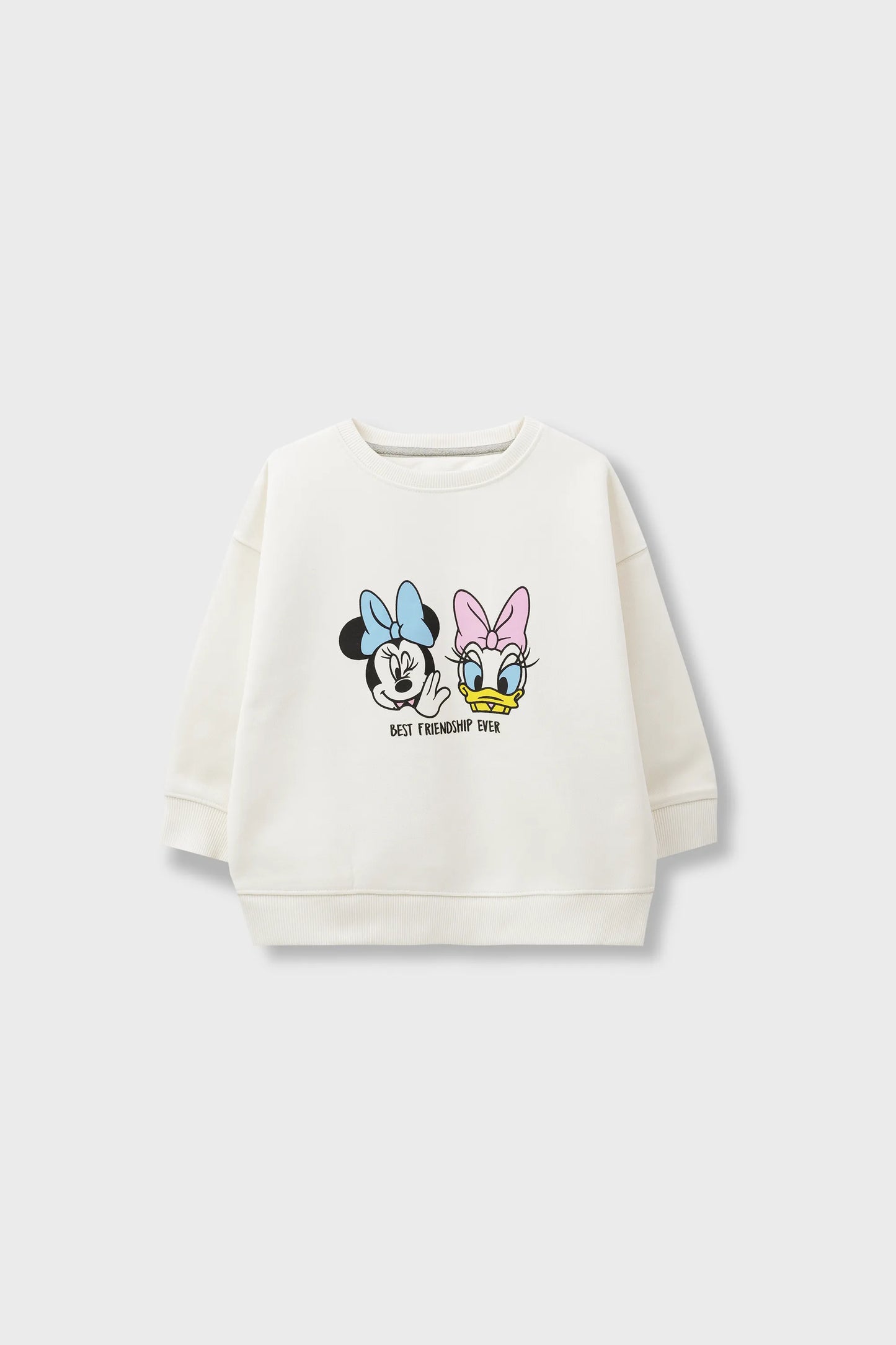 Girls Mickey-Minnie Fleece Boxy Sweatshirt